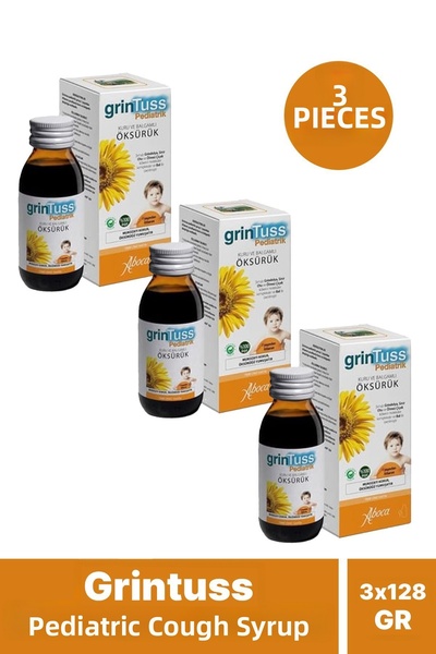 Grintuss Pediatric Syrup 128 g 3 Pieces