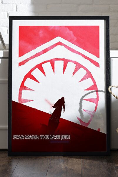 Duvarda Αφίσα Star Wars με μαύρο ξύλινο πλαίσιο, ζωγραφική τοίχου ταινιών