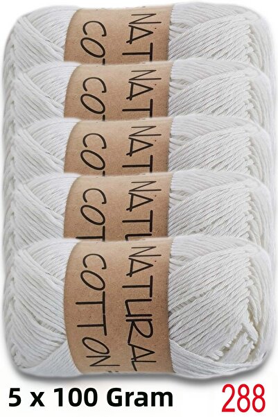 Diva İplik Diva Natural Cotton 288 Bone (Pachet de 5)