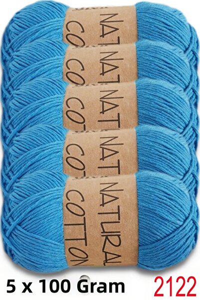 Diva İplik Diva Natural Cotton 2122 Ocean (Pack of 5)