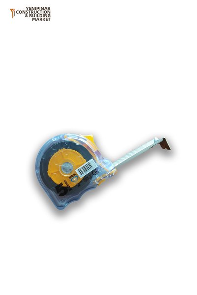Dekor Measuring Tape Transparent 408 |   5 Meters X 25 mm |   Lockable and Durable