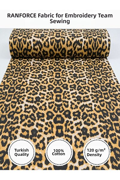 FabricMarket Πολύχρωμο ύφασμα με τύπωμα Ranforce – 100% βαμβακερό ύφασμα για ...