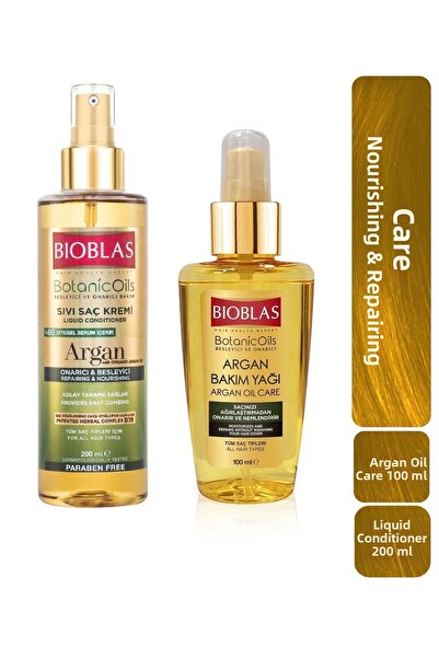 Bioblas Argan Care Oil 100 ml & Argan Liquid Conditioner 200 ml