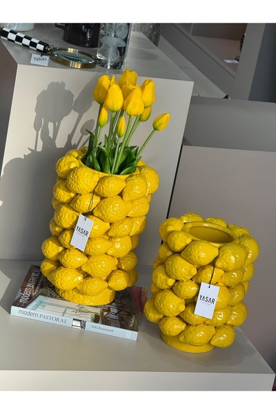 YASAR CONCEPT Limoncello Vase Small Size