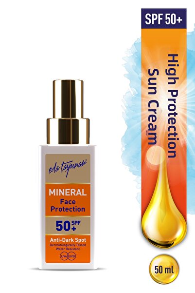 Eda Taşpınar كريم حماية عالي للوجه من الشمس بعامل حماية 50+ - 50 مل (EGX94)