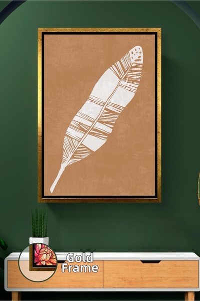 KOSS Dijital Pictură pe pânză înrămată, care oferă un efect boem minimalist, ...