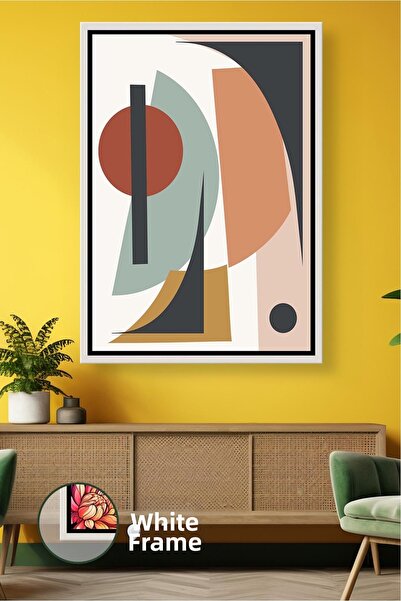 KOSS Dijital Pictură de perete în formă geometrică, model abstract, decor de ...