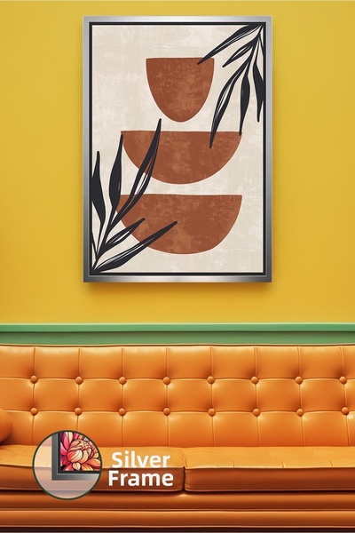 KOSS Dijital Πίνακας τοίχου με αφηρημένο μοτίβο Βοηθειακής Επικράτειας σε απο...