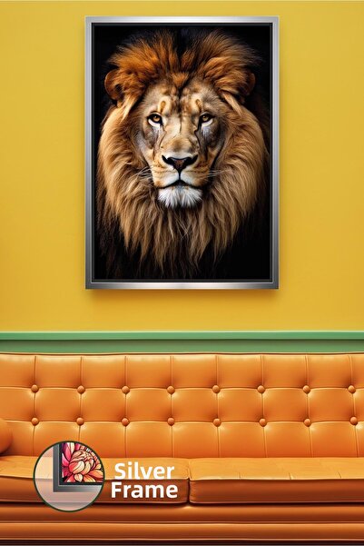 KOSS Dijital Πίνακας Λιονταριού Μεγάλο Ανδρικό Λιοντάρι Ζώο Διακόσμηση τοίχου...