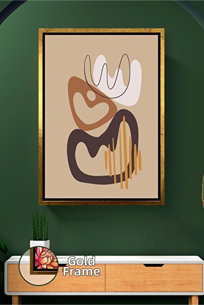 KOSS Dijital Pictură pe pânză înrămată, care oferă o armonie boemă simplă, cu...