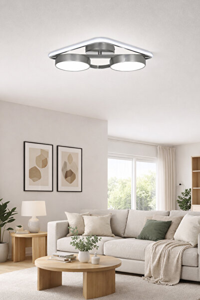 Modavize Nova Modern Hol Antre Yatak Odası Giyinme Odası Mutfak Beyaz Işık Le...