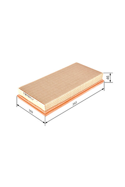 Bosch Air Filter Air Filter S3276 Carisma 1996-2006 S40 V40 1995-2004 1457433...