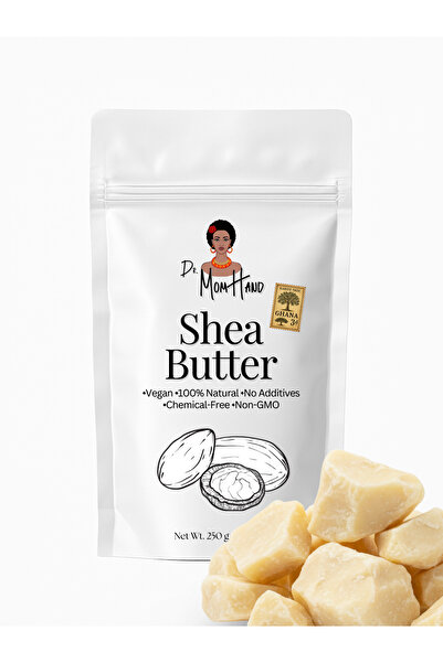 Dr. Mom Hand Afrika Shea Butter (YAĞI) 250 Gr, %100 Saf, Ham, Rafine Edilmemiş
