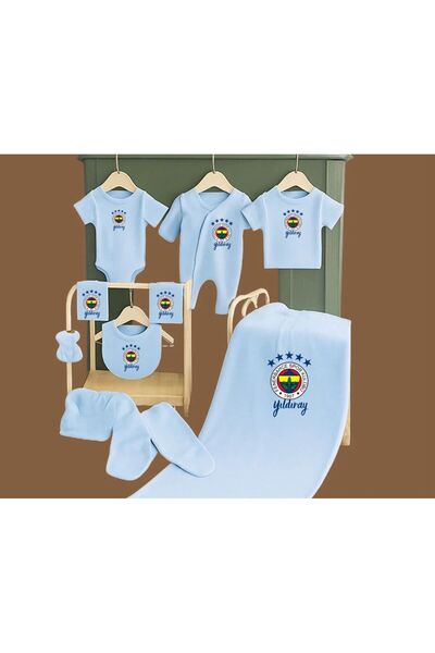 BMNAKIŞBASKI Kişiselleştirilebilir Fenerbahçeli İsimli 11 Parça Yenidoğan Has...