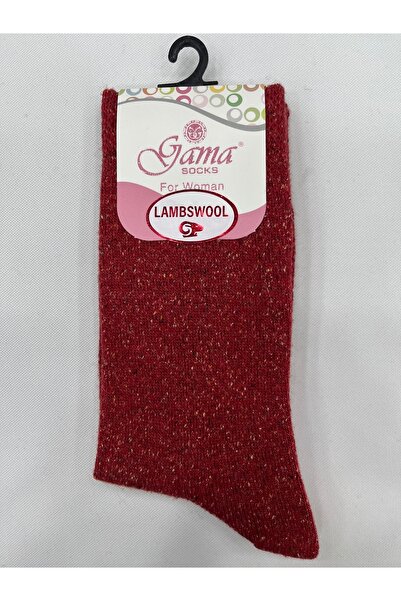 Gama Çorap Șosete de damă de iarnă groase de culoare uni din lână autentică