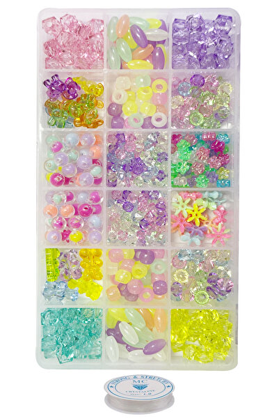 By MO Accessories Boncukla Takı Yapma Hobi Seti - Boncukla Kendin Yap - Hobi Seti -bileklik Kolye Takı Yapım Seti