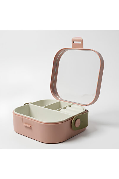 Gondol Aynalı Kompakt Takı Kutusu-Seyahat & Çanta İçi-Hediye Seçeneği
