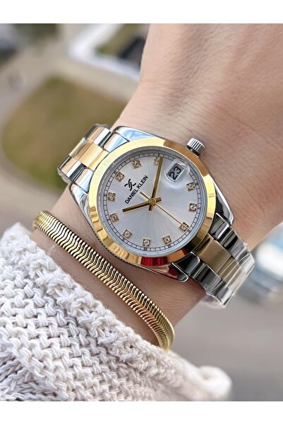 Daniel Klein Women's Wrist Watch+Bracelet with Calendar Dial 3 Atm Water Resistant 2 Years Warranty Bx10944.3