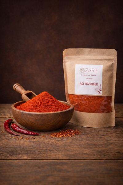 Zarif Organik ve Yöresel Ürünler Gaziantep - Acı Toz Biber - 1 kg