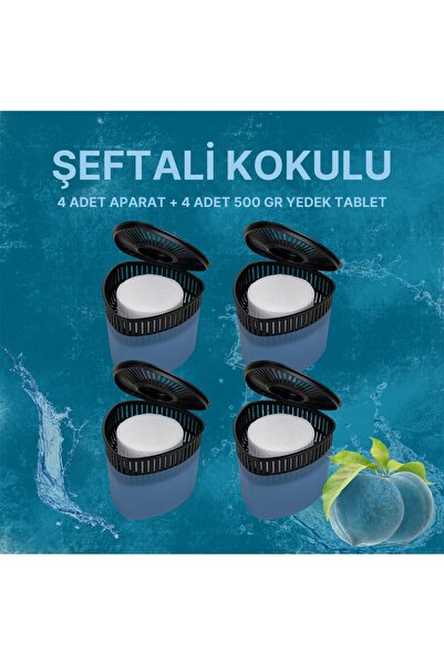 Saban 4 Adet 500GR - ŞEFTALİ - Nem Alıcılı Ve Rutubet Giderici Aparat Üçgen (...