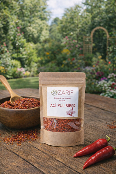 Zarif Organik ve Yöresel Ürünler Gaziantep - Acı Pul Biber - 500 gr