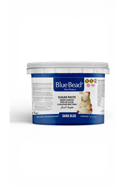 Newa Blue Bead Şeker Hamuru 1kg Mavi (Koyu Ton)