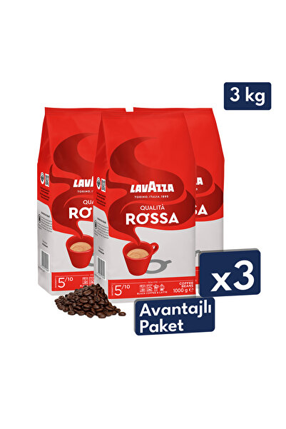 LavAzza Qualita Rossa Çekirdek Kahve 3 X 1 Kg