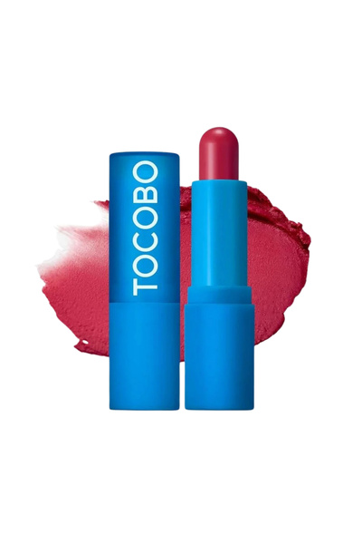 TOCOBO Powder Cream Lip Balm 031 Rose Burn 19gr Mat & Pudra Bitişli Vegan Lip...