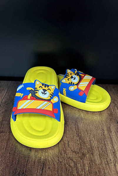 GEZER شبشب للأولاد قطة صفراء 15047