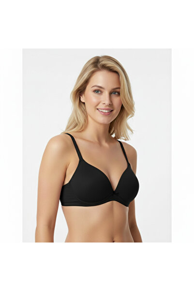 BONBON Women's Wire Free Cotton White Color Soft Bra Bb2102