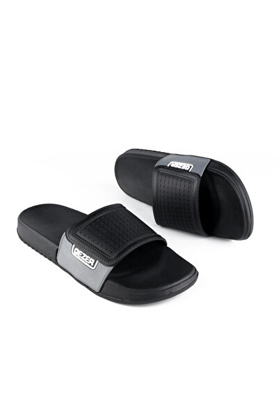 GEZER Yazlık Erkek Islak Zemine Uygun Eva Terlik Siyah 15197