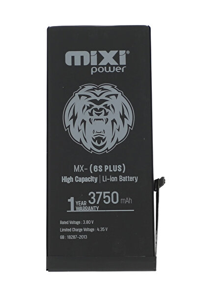 mixipower iPhone 6S Plus Uyumlu Yüksek Kapasiteli Batarya, Pil Sağlığı Yüzdes...