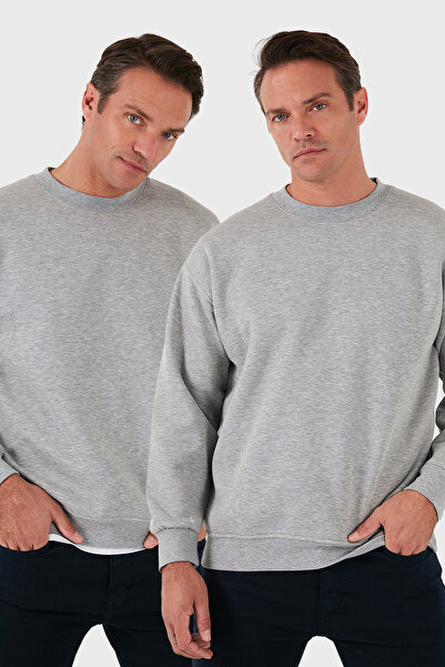 Buratti Sweat pentru bărbați, cu decolteu rotund, cu îmbrăcăminte sportivă, c...