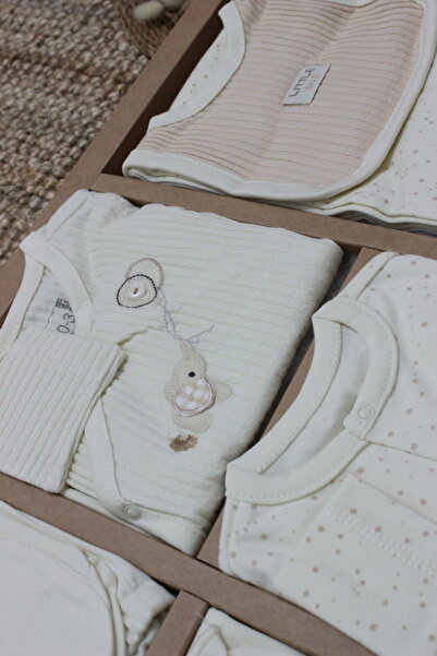 Caramell Barbosa %100 Pamuk 10'lu Bebek Hastane Çıkışı Seti (56-62 CM)