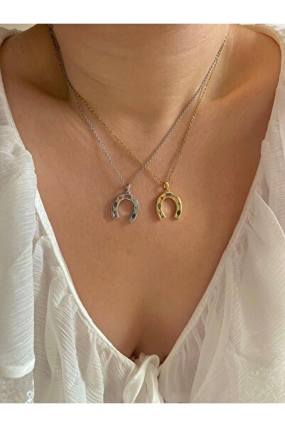sirius jewelry 316L Çelik Şans Nalı Kolye