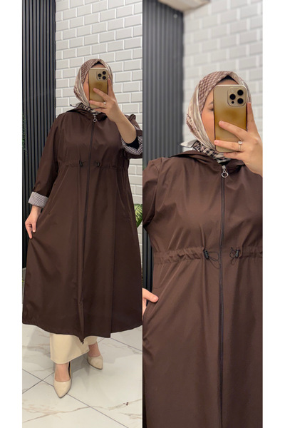 İLGEN TEKSTİL Full Length Trench Coat