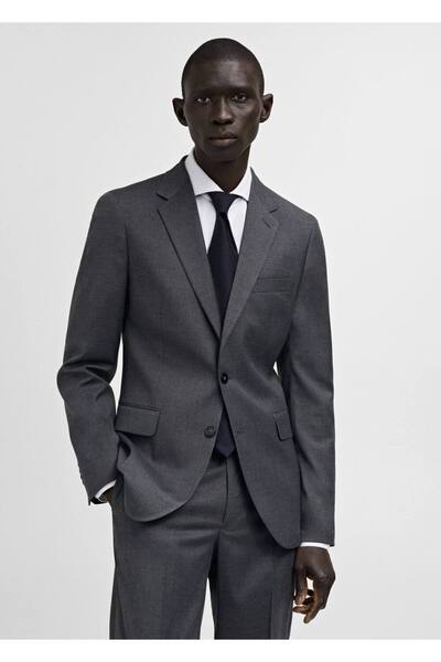 MANGO Man Slim fit Milan kumaş blazer ceket