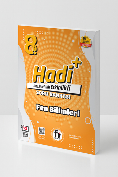 Fi Yayınları 8.SINIF HADİ SORU BANKASI FEN BİLİMLERİ (GÜNCEL MÜFREDAT)