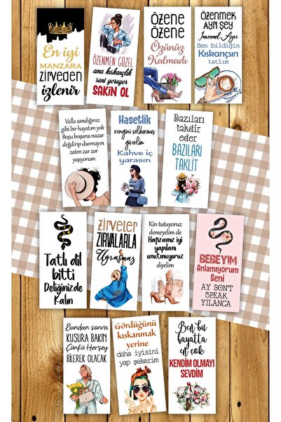 Pankart Evi Motto cafea 14 carduri de prezentare - citate aruncate 2