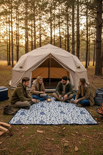 Mavera Taşınabilir Kamp Ve Piknik Örtüsü - Su Geçirmez, Kalın, 143x172cm, Çok...