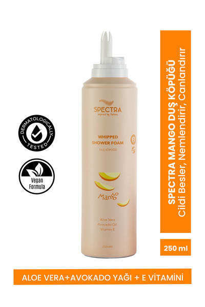 Spectra Care Mango Kokulu Whipped Duş Köpüğü - (SLES & SLS, PARABEN FREE) 250 ML