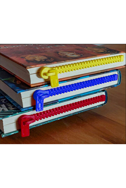 Flexilab Creative Renkli Fermuar Tasarımlı Kitap Ayracı – 3D Görünümlü, Eğlen...