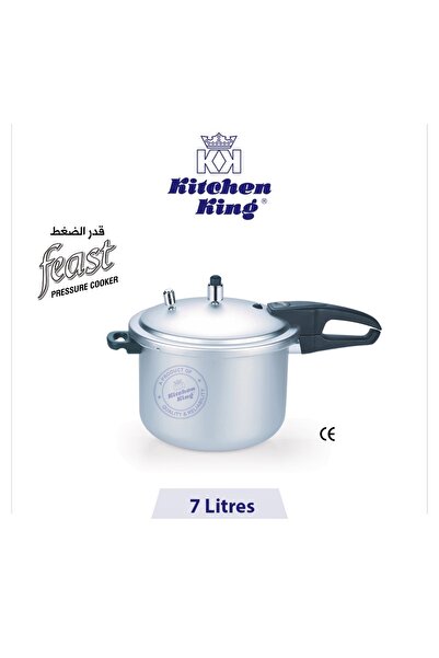 Kitchen King Kitchen King pressure cooker with long handle, 7 liters