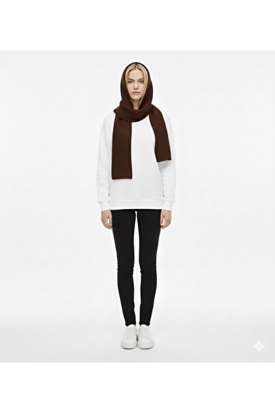 Loov Hooded Knitwear Balaclava Scarf – Soft Textured Stylish Hood Scarf - Bro...