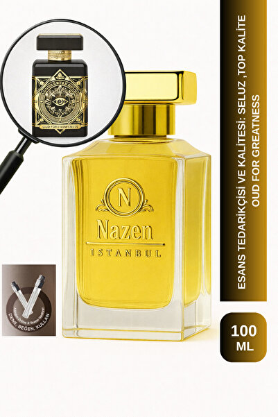 Nazen İstanbul Oud For Greatness | Safran - Oud - Paçuli - Misk | Cesur ve Bü...