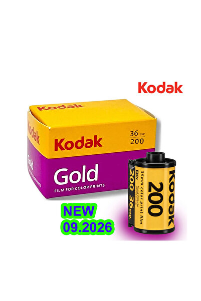 Kodak Fotoğraf Filmi Gold200 Analog Rekli Film / 09 2026 tarihli