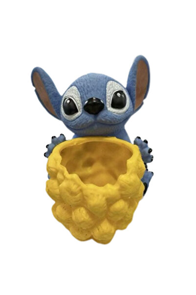 Miniso حامل أقلام جديد على شكل دلو فشار من فيلم ستيتش، زينة محمولة باليد على ...