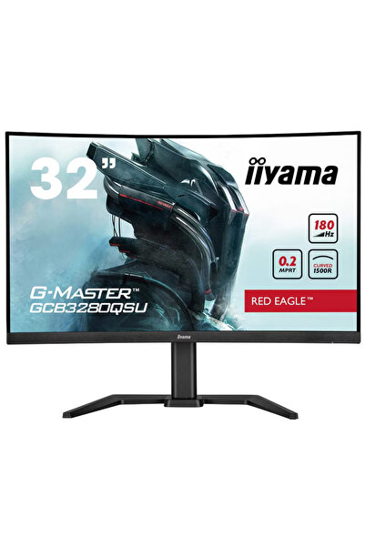 IIYAMA Οθόνη Gaming VA LED G-Master 31.5" GCB3280QSU-B2 Red Eagle, WQHD2560 x 1440, HDMI, Μαύρο