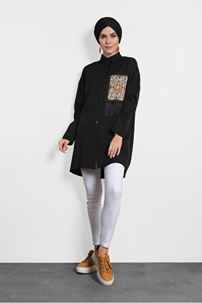 Alvina زر شرابة تونك 40112