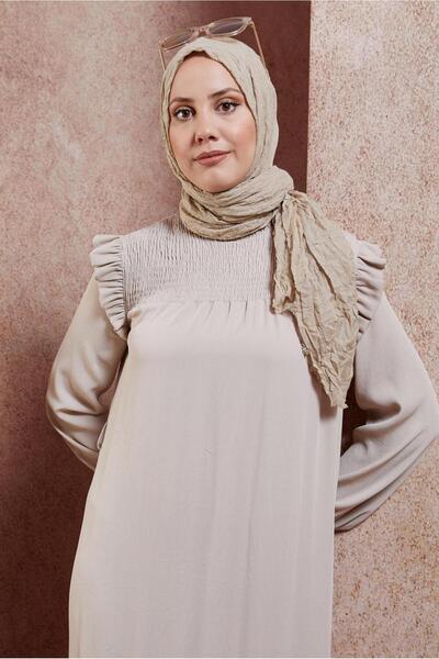Alvina ALVINA 8423 Model Curly Shawl - Self